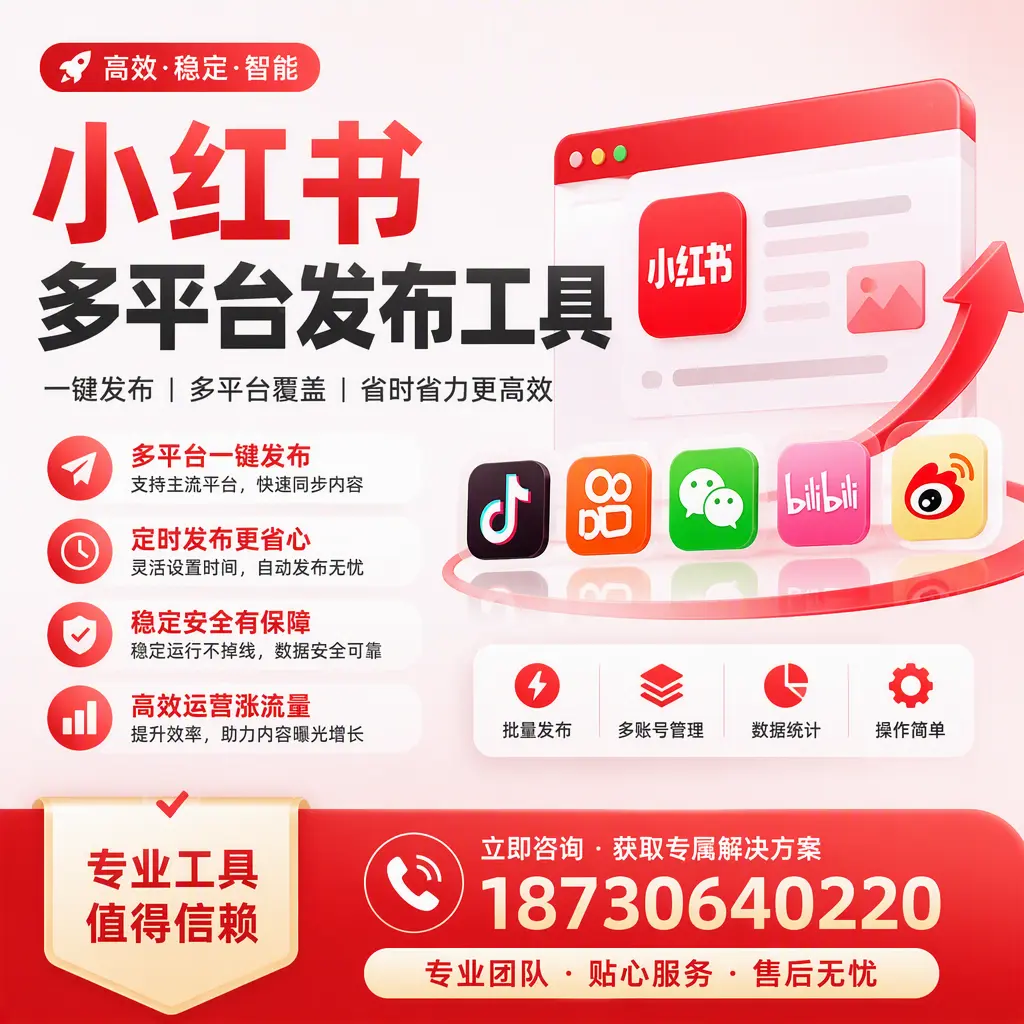 在 开封 小红书多平台发布工具的市场前景分析
